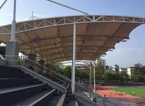榆林學(xué)院膜結構看臺