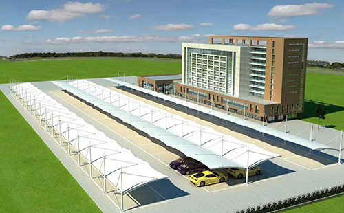 駐馬店廣大鴻遠車(chē)業(yè)膜結構車(chē)棚