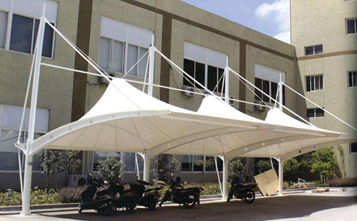 駐馬店企業(yè)養老保險中心膜結構車(chē)棚