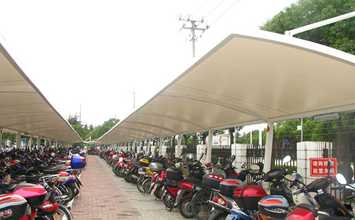 奧科化工膜結構停車(chē)棚