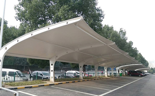 鞏義宇林精工膜結構車(chē)棚