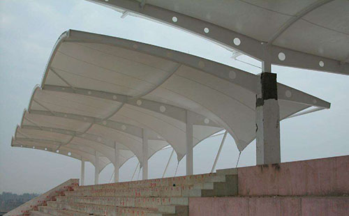 鄭州成功財經(jīng)學(xué)院膜結構看臺