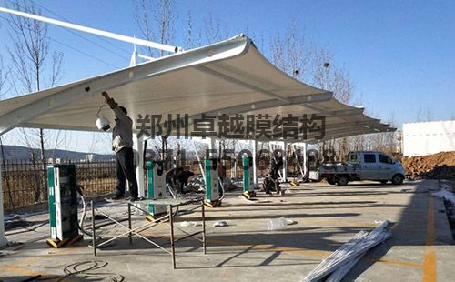 新鄉市新運交通運輸公司充電樁車(chē)棚