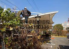 鄭州廣武管理處膜結構車(chē)棚