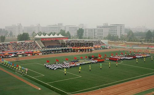 南陽(yáng)理工學(xué)院膜結構看臺（主席臺）設計效果圖