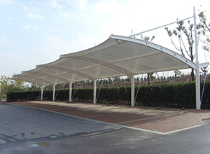 石家莊<font color='red'>膜結構車(chē)棚</font>【石家莊通合科技等】施工案例