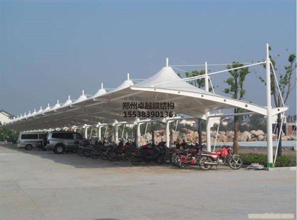昆明膜結構車(chē)棚【昆明醋酸纖維公司等】施工案例
