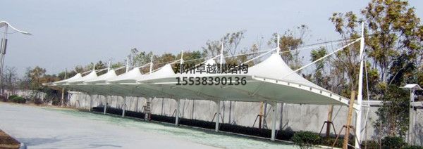 西雙版納<font color='red'>膜結構車(chē)棚</font>【西雙版納田野橡膠等】施工案例