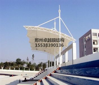 忻州<font color='red'>膜結構看臺</font>【忻州職業(yè)技術(shù)學(xué)院等】設計施工案例