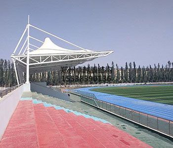 晉城<font color='red'>膜結構看臺</font>【晉城鳳華學(xué)校等】設計施工案例