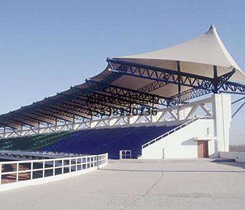 寶雞<font color='red'>膜結構看臺</font>【寶雞文理學(xué)院等】設計施工案例