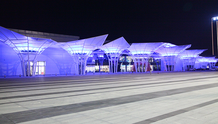 鄭州保稅區大型膜結構景觀(guān)