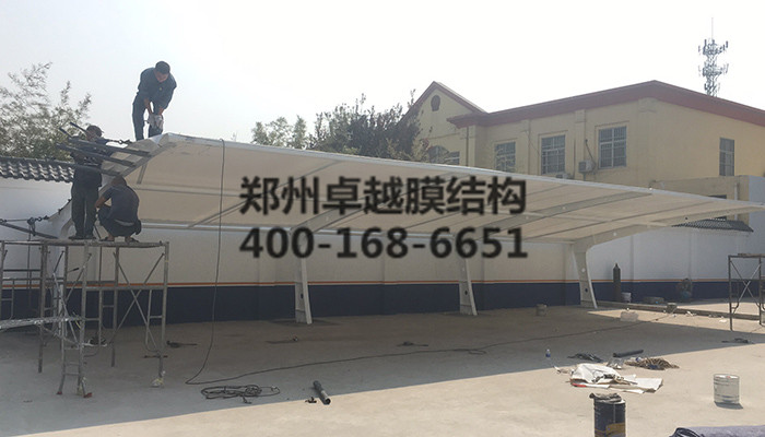 焦作武陟國稅局膜結構車(chē)棚