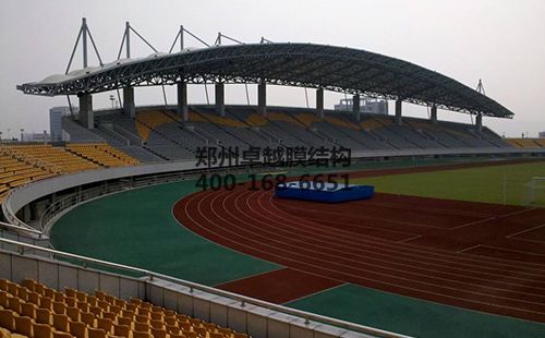 盤(pán)錦<font color='red'>膜結構看臺</font>【盤(pán)錦職業(yè)技術(shù)學(xué)院等】設計施工案例