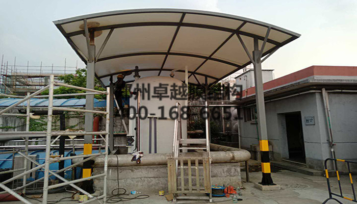 浙江衢州啤酒廠(chǎng)膜結構罩棚