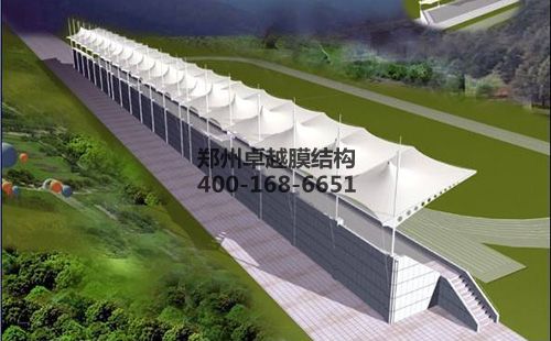 來(lái)賓<font color='red'>膜結構看臺</font>【來(lái)賓學(xué)院等】設計施工案例