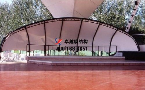 焦作<font color='red'>膜結構看臺</font>/觀(guān)景臺【焦作市威久公司等】設計施工案例