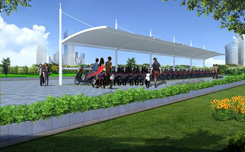 潞城<font color='red'>膜結構車(chē)棚</font>【廠(chǎng)家直銷(xiāo)】