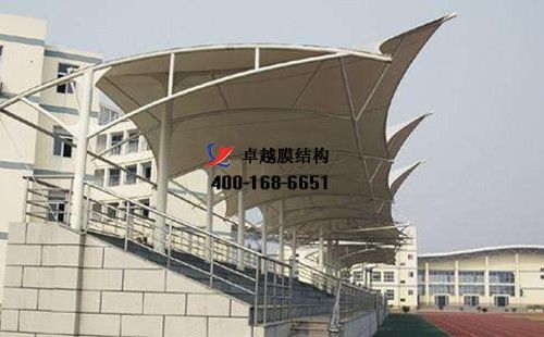朔州<font color='red'>膜結構看臺</font>/舞臺【朔州市躍勝實(shí)業(yè)公司等】設計施工案例