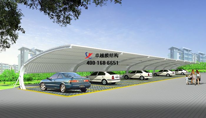  西安<font color='red'>膜結構車(chē)棚</font>【西安方元明科技股份有限公司】設計施工案例