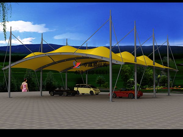   邵陽(yáng)<font color='red'>膜結構車(chē)棚</font>【邵陽(yáng)維克液壓股份有限公司-停車(chē)棚】工程實(shí)例
