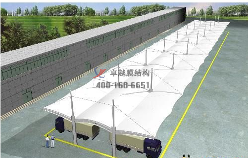 鄂爾多斯<font color='red'>膜結構車(chē)棚</font>【內蒙古鄂爾多斯資源股份有限公司等】設計施工案例