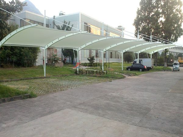      阿圖什<font color='red'>膜結構車(chē)棚</font>【新疆鹽業(yè)阿圖什有限責任公司等】設計施工案例