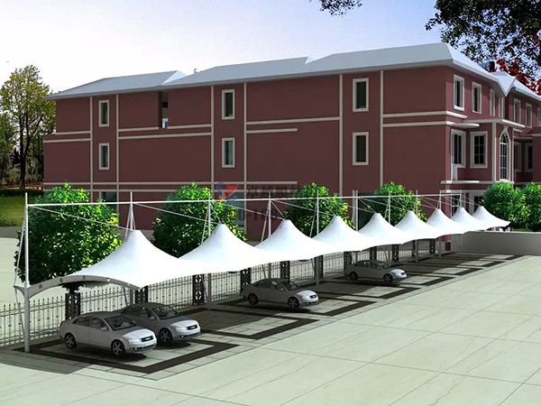     伊寧<font color='red'>膜結構車(chē)棚</font>【伊寧市城建投資有限公司等】設計施工案例