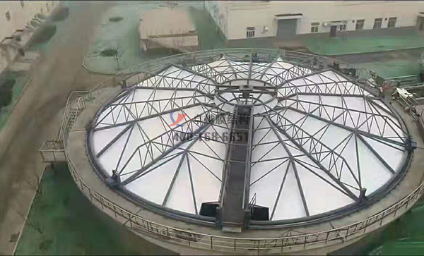 婁底<font color='red'>污水池膜結構</font>設計施工【案例圖片】 　　