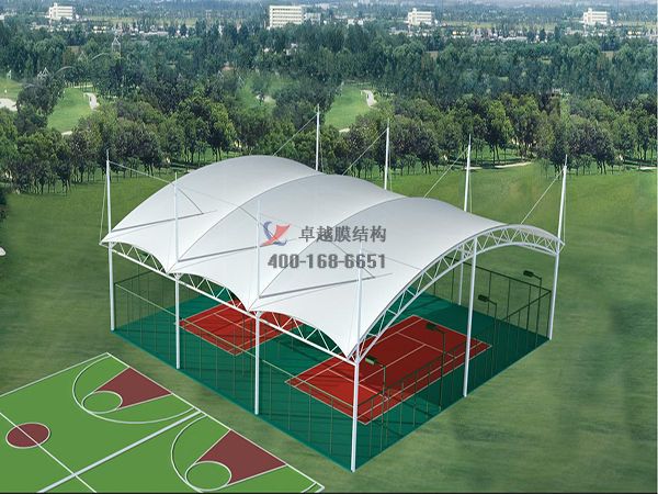 邵陽(yáng)網(wǎng)球場(chǎng)膜結構頂棚罩棚專(zhuān)業(yè)設計施工安裝 　　