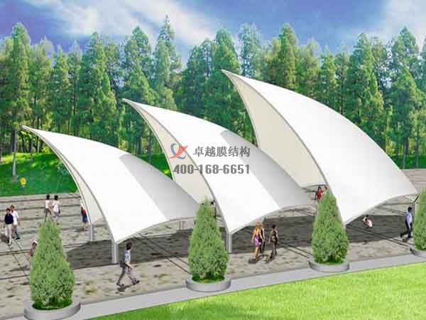 蕪湖<font color='red'>張拉膜結構</font>景觀(guān)設計施工【案例圖片】