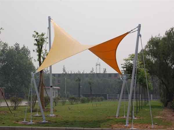 銅陵景觀(guān)<font color='red'>張拉膜結構</font>遮陽(yáng)棚【生產(chǎn)廠(chǎng)家】