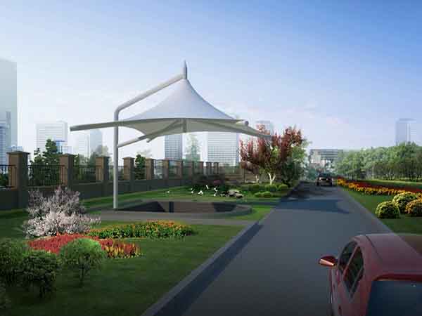 寧波<font color='red'>張拉膜結構</font>景觀(guān)小品【案例圖片】