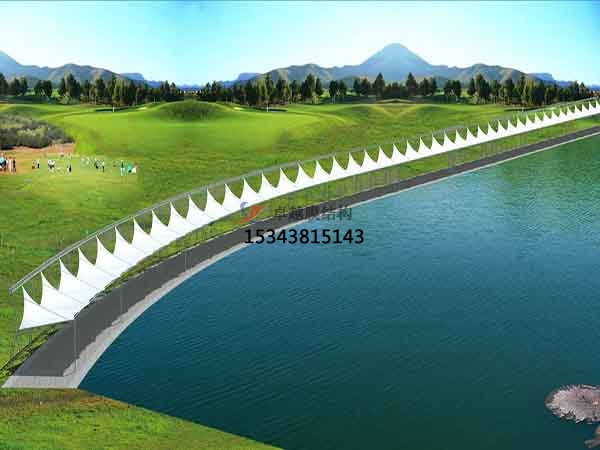 伊犁景觀(guān)<font color='red'>張拉膜結構</font>遮陽(yáng)棚【生產(chǎn)廠(chǎng)家】