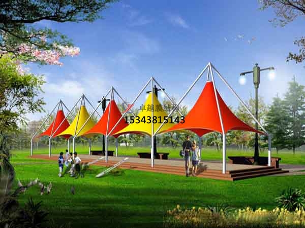 梧州<font color='red'>張拉膜結構</font>景觀(guān)設計施工【案例圖片】