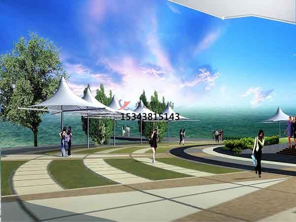 來(lái)賓<font color='red'>張拉膜結構</font>景觀(guān)設計施工【案例圖片】