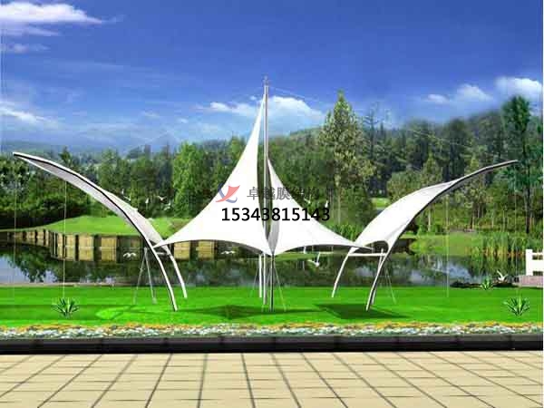 景德鎮景觀(guān)<font color='red'>張拉膜結構</font>遮陽(yáng)棚【生產(chǎn)廠(chǎng)家】