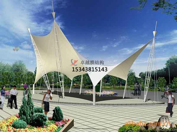 宜春<font color='red'>張拉膜結構</font>景觀(guān)設計施工【案例圖片】
