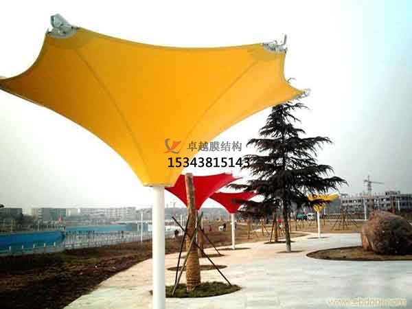汕頭景觀(guān)<font color='red'>張拉膜結構</font>遮陽(yáng)棚【生產(chǎn)廠(chǎng)家】