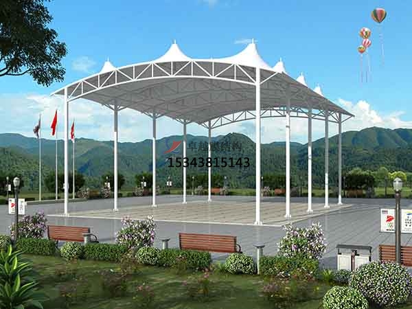 茂名景觀(guān)<font color='red'>張拉膜結構</font>遮陽(yáng)棚【生產(chǎn)廠(chǎng)家】