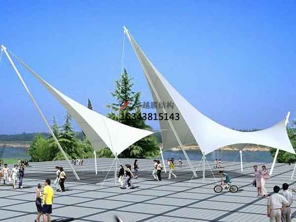 惠州<font color='red'>張拉膜結構</font>景觀(guān)設計施工【案例圖片】