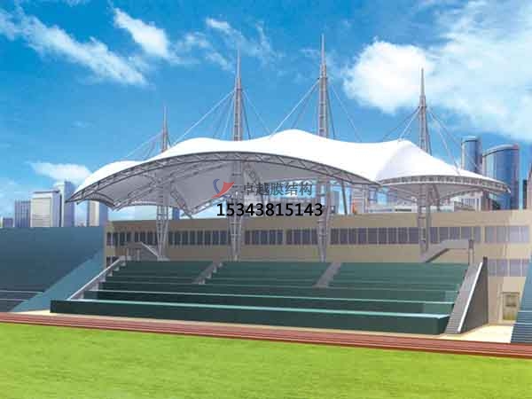綿陽(yáng)<font color='red'>張拉膜結構</font>看臺【工程案例】生產(chǎn)廠(chǎng)家