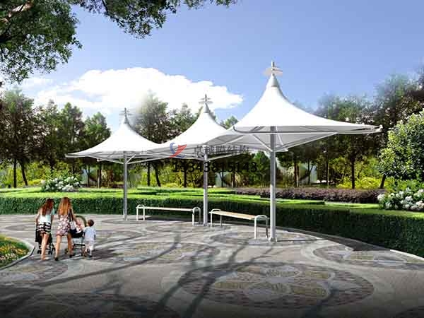 衡陽(yáng)<font color='red'>膜結構景觀(guān)</font>設計施工【案例圖片】