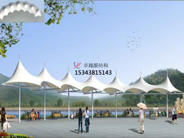 鄂爾多斯<font color='red'>膜結構景觀(guān)</font>設計施工【案例圖片】