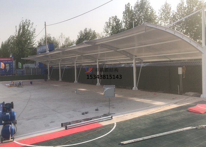 新鄉廉政教育基地膜結構車(chē)棚
