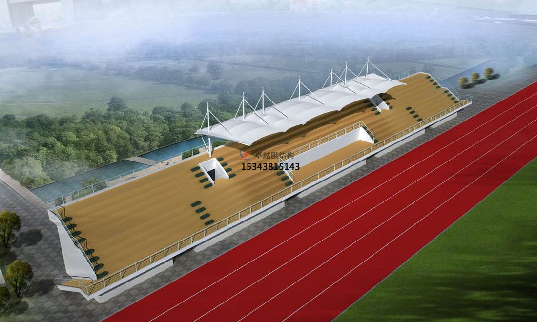 呼倫貝爾<font color='red'>膜結構車(chē)棚</font>【呼倫貝爾城市建設投資（集團）有限責任公司等】設計施工案例