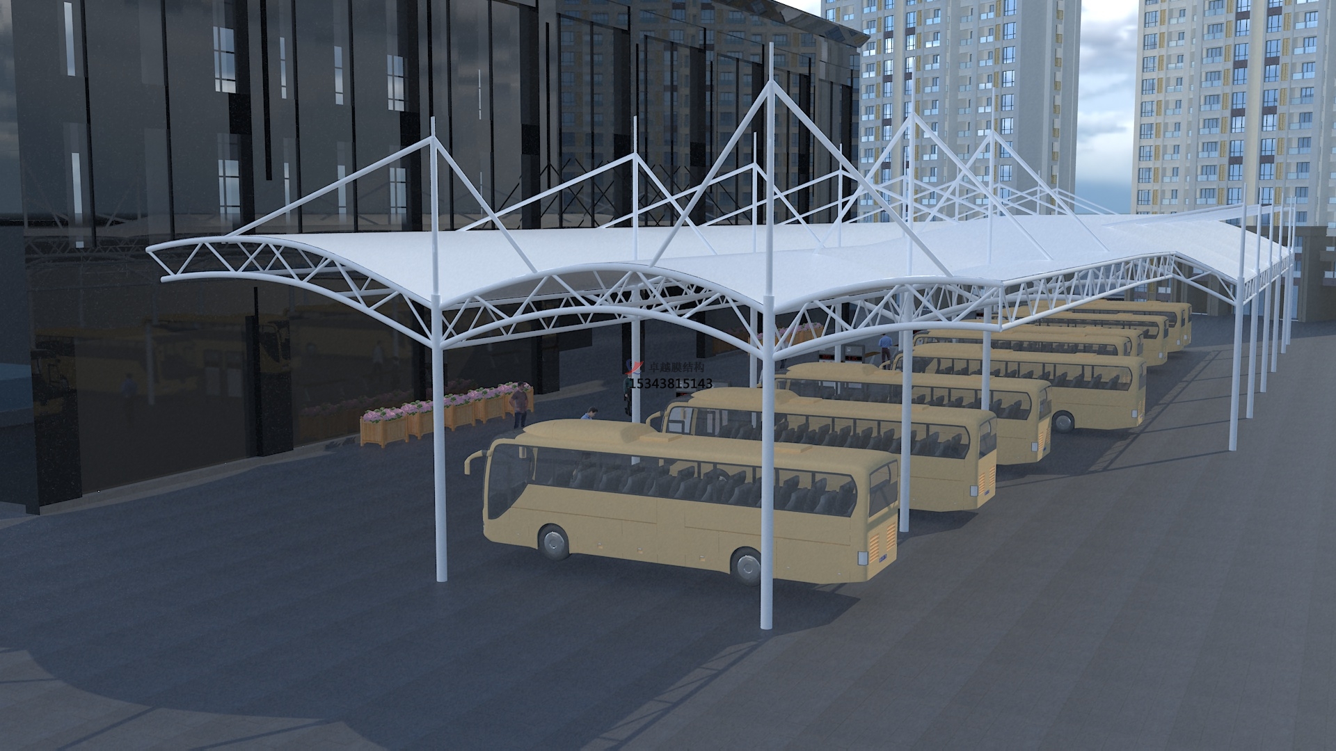 西雙版納膜結構看臺【<font color='red'>膜結構車(chē)棚</font>】西雙版納膜結構廠(chǎng)家