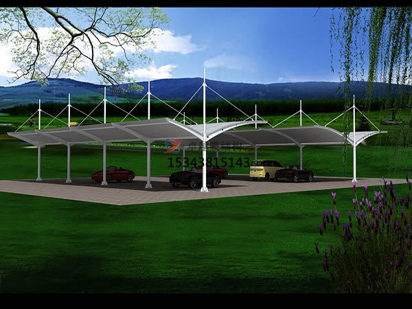 長(cháng)沙<font color='red'>膜結構車(chē)棚</font>遮陽(yáng)棚【廠(chǎng)家直銷(xiāo)】