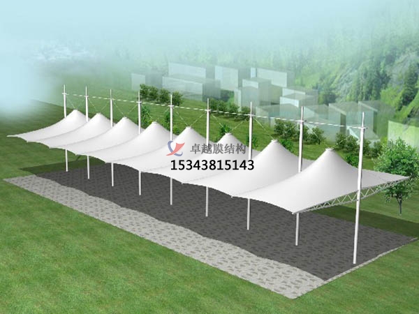 襄陽(yáng)<font color='red'>膜結構車(chē)棚</font>【雨棚公司】