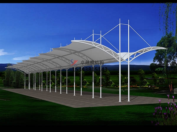 海南<font color='red'>膜結構車(chē)棚</font>【設計施工】